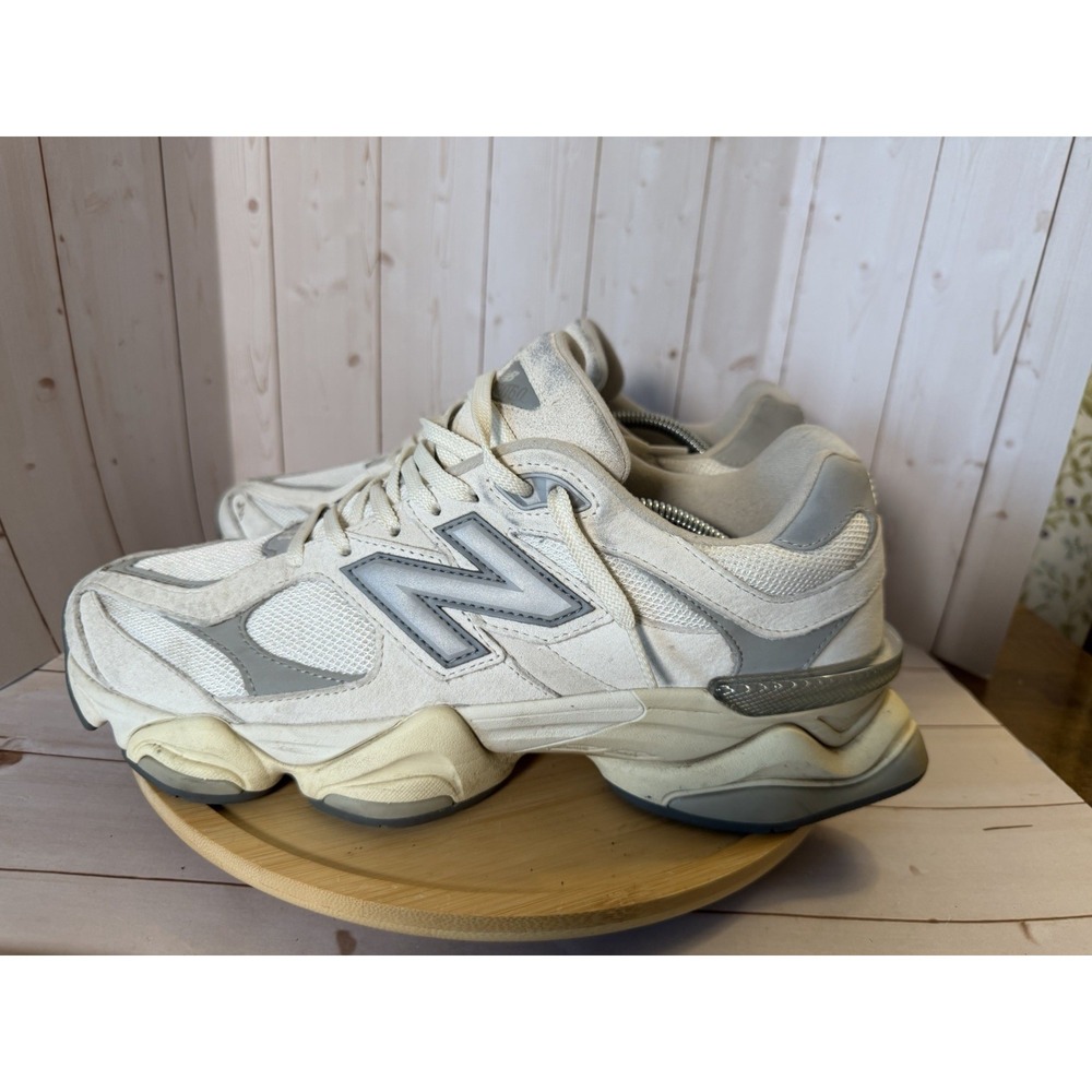 New Balance 9060 Sea Salt Concrete Silver Metallic Men's 10.5 Women 12 U9060ECA